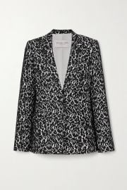 Lace and crepe blazer at Net a Porter