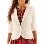 Lace blazer at JC Penney