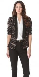 Lace blazer by Madison Marcus at Shopbop