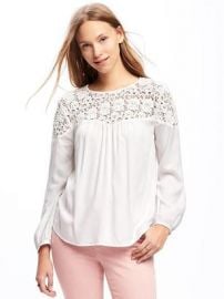 Lace blouse at Old Navy