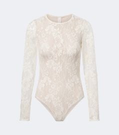 Lace bodysuit at Mytheresa