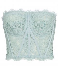 Lace bustier at Mytheresa