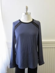 Lace combo blouse by Rebecca Taylor at Prefontaine