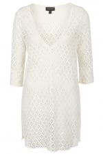 Lace coverup from Topshop at Topshop