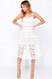 Lace dress at Lulus