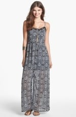 Lace inset maxi dress by Mimi Chica at Nordstrom