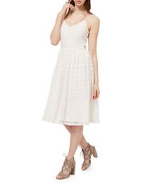 Lace midi sundress at Lord & Taylor