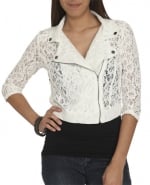 Lace moto jacket at Wet Seal at Wet Seal