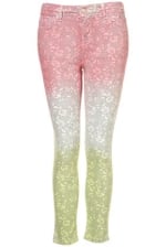 Lace ombre jeans from Topshop at Topshop