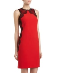 Lace side dress by Donna Morgan at Last Call