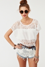 Lace top from Nasty Gal at Nasty Gal