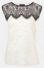 Lace top from Nordstrom at Nordstrom