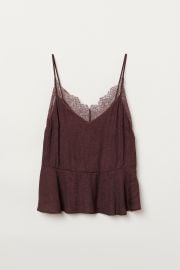 Lace-trimmed Camisole Top by H&M at H&M