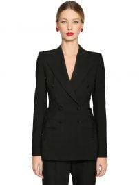 Lace-up Stretch Wool Blazer by Dolce & Gabbana at Dolce & Gabbana