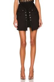 Laced Tailored Mini Skirt at Forward