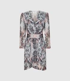 Lacey Printed Dress by Reiss at Reiss