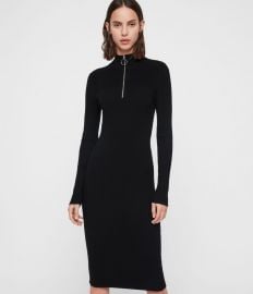 Lacey Rib Dress at All Saints