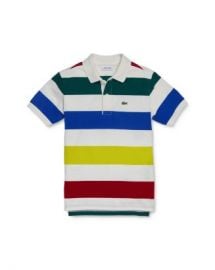 Lacoste Boys  x27  Striped Polo Shirt - Little Kid  Big Kid Kids - Bloomingdale s at Bloomingdales