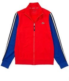 Lacoste Color Block Full-Zip Track Jacket at Dillards