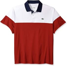 Lacoste Color Blocked Polo at Amazon