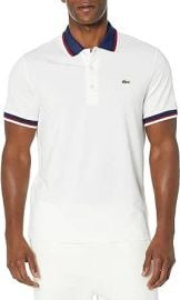 Lacoste Menx27s Regular Fit Stretch Piqu Polo Shirt at Mens Clothing store at Amazon