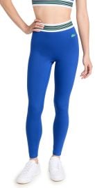 Lacoste x Bandier Leggings with Multi Stripe Band at Shopbop