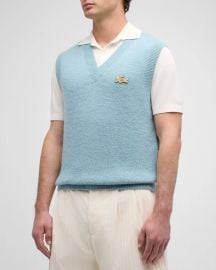 Lacoste x le FLEUR Men s Sweater Vest at Neiman Marcus