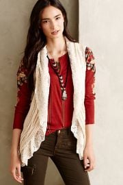 Lacy Sweater Vest at Anthropologie