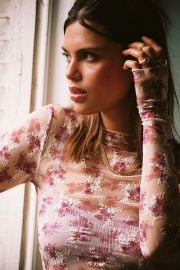 Lady Lux Printed Layering Top at Free People