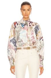 Ladybeetle Word Blouse by Zimmermann at Forward