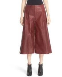 Lafayette 148 NY Arthur Leather Culottes at Nordstrom
