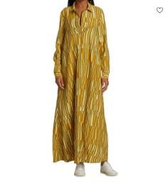 Lafayette 148 NY Blixa Printed Maxi Shirtdress at Saks Off 5th