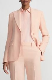 Lafayette 148 NY Finesse Crepe Blazer in Pink Dusk at Nordstrom