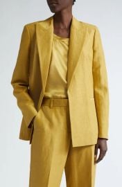 Lafayette 148 NY Peak Lapel Linen Blend Blazer and Pants at Nordstrom