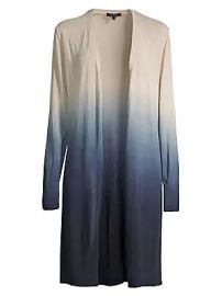 Lafayette 148 New York - Open Front Dip-Dye Cardigan at Saks Fifth Avenue