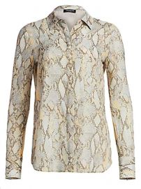 Lafayette 148 New York - Scottie Python Blouse at Saks Fifth Avenue