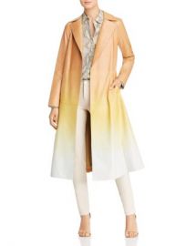 Lafayette 148 New York Avrielle Ombr amp eacute  Leather Trench Coat Women - Bloomingdale s at Bloomingdales