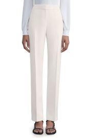 Lafayette 148 New York Barrow Wool Silk Crepe Pants at Nordstrom