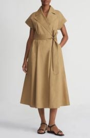 Lafayette 148 New York Belted Wrap Dress at Nordstrom