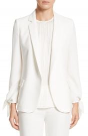 Lafayette 148 New York Bria Finesse Crepe Jacket at Nordstrom