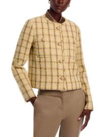 Lafayette 148 New York Collarless Patch Pocket Jacket Bloomingdales at Bloomingdales