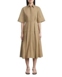 Lafayette 148 New York Cotton Short Sleeve Shirt Dress Bloomingdales at Bloomingdales