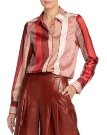 Lafayette 148 New York Eric Stripe Blouse Bloomingdale39s at Bloomingdales