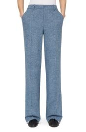 Lafayette 148 New York Gates Donegal Tweed Straight Leg Pants at Nordstrom