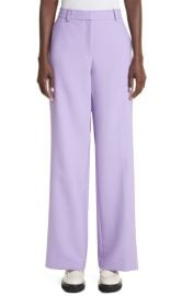 Lafayette 148 New York Gates Wool Silk Straight Leg Pants at Nordstrom