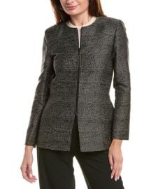 Lafayette 148 New York Landon Jacket Womenaposs Black 10 197108247113 eBay at eBay