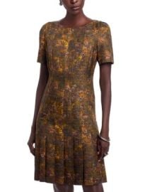 Lafayette 148 New York Puff Sleeve Pleated Dress Bloomingdale39s at Bloomingdales