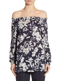 Lafayette 148 New York Raelyn Floral-Print Blouse at Saks Off 5th