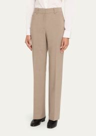 Lafayette 148 New York Reade Straight Leg Stretch Wool Pants at Bergdorf Goodman