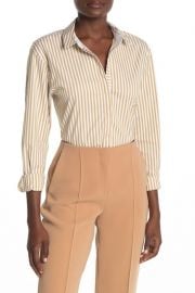 Lafayette 148 New York Sabrina Striped Shirt at Nordstrom Rack